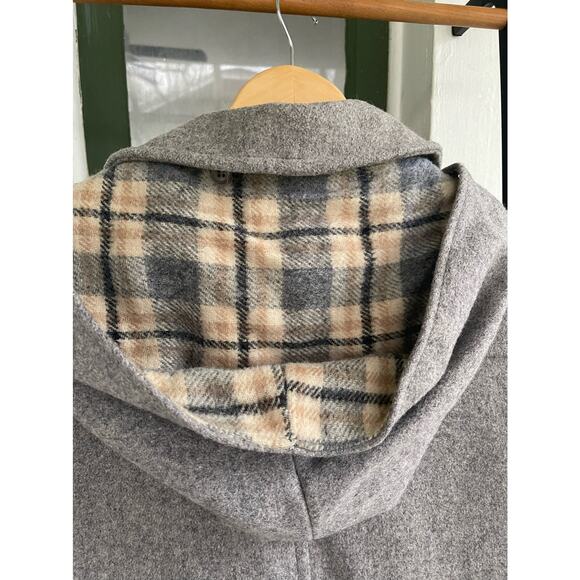 Vintage Sears Fashions 100% Gray Wool Coat Size XS/S - Picture 5 of 10